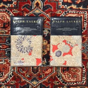 Ralph Lauren Remy Floral Sham NWT 2 shams for $120